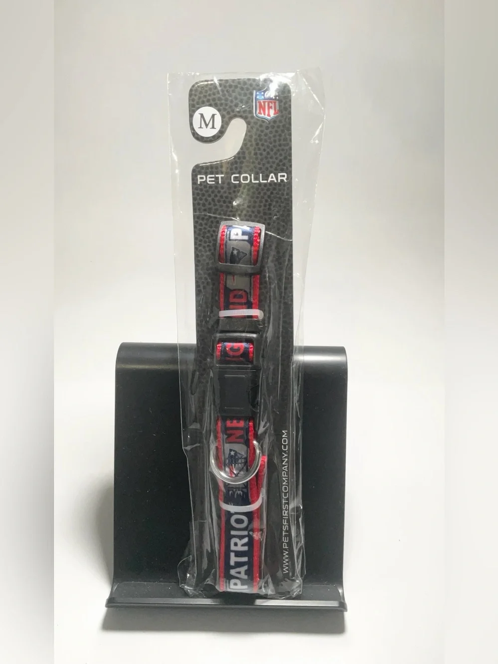 England Patriots Adjustable Dog Collar Size MEDIUM 5/8